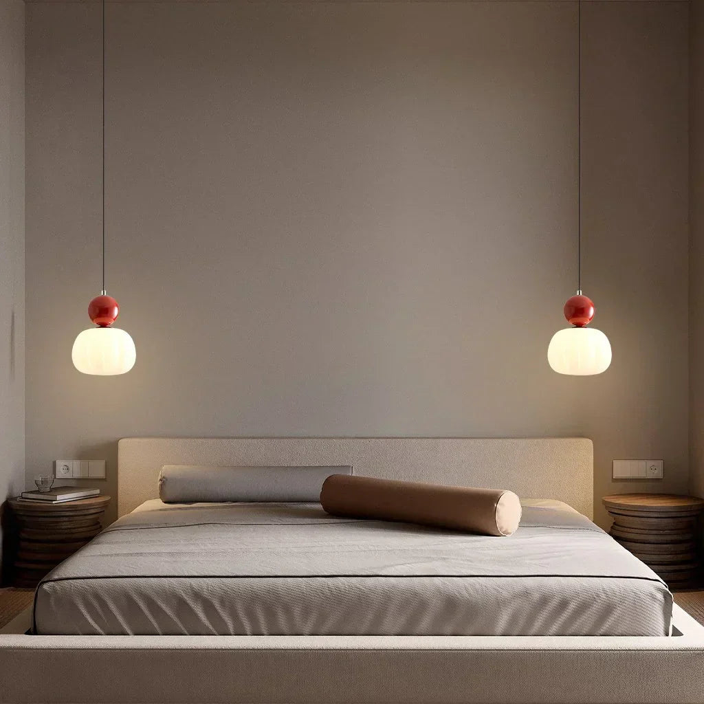 Nordic Pumpkin LED Pendant Light