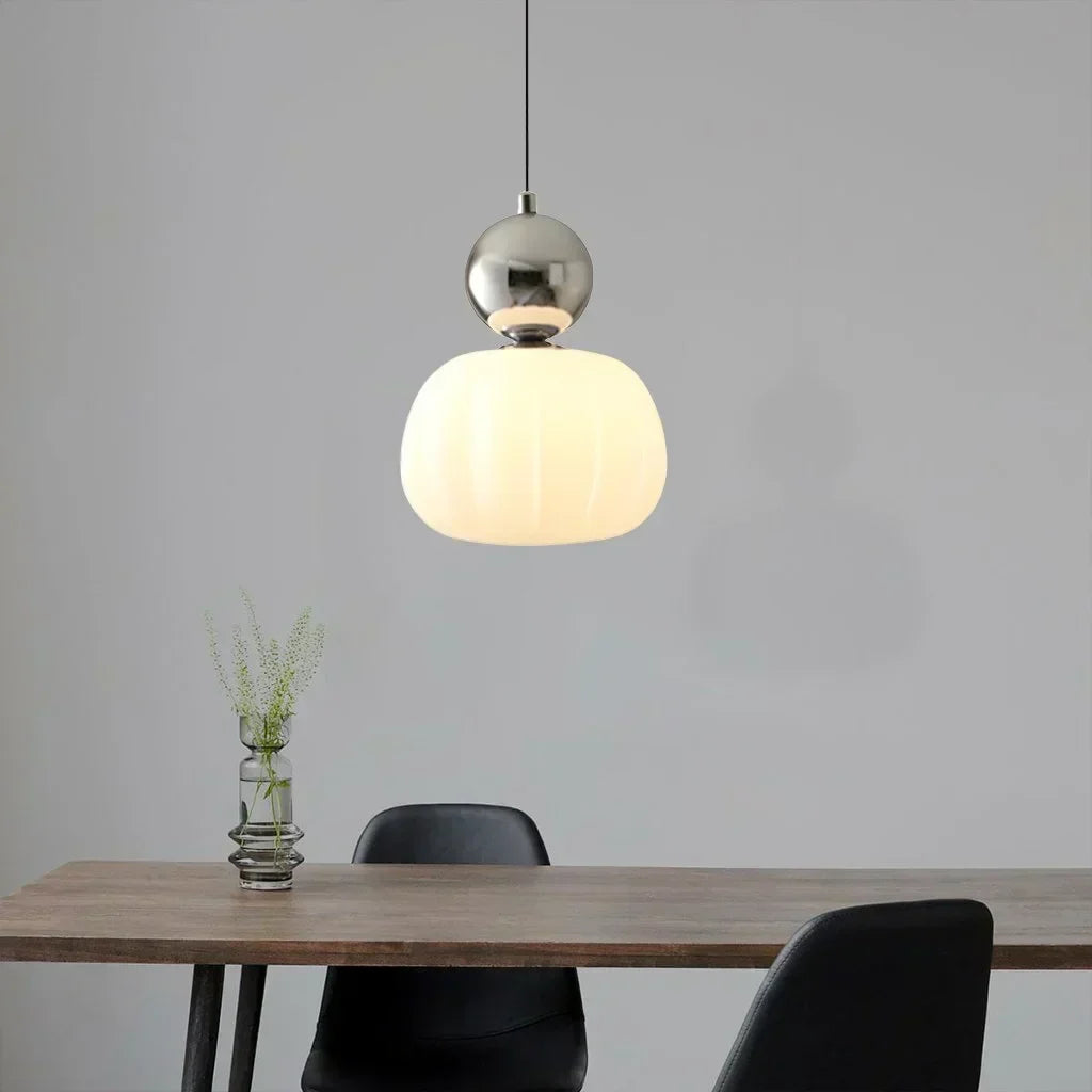 Nordic Pumpkin LED Pendant Light