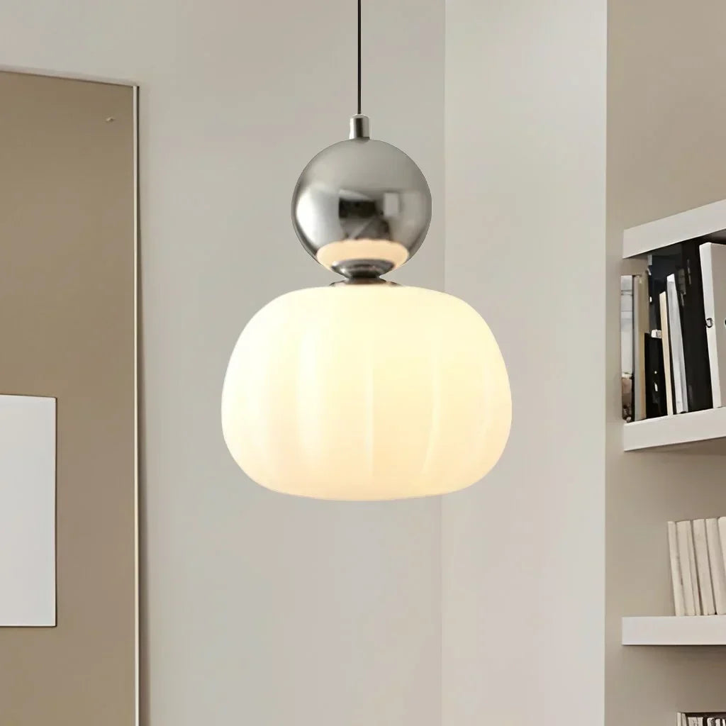 Nordic Pumpkin LED Pendant Light