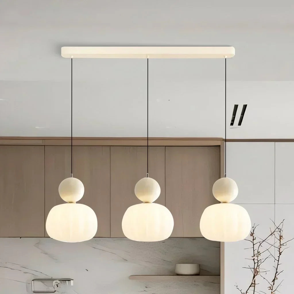 Nordic Pumpkin LED Pendant Light
