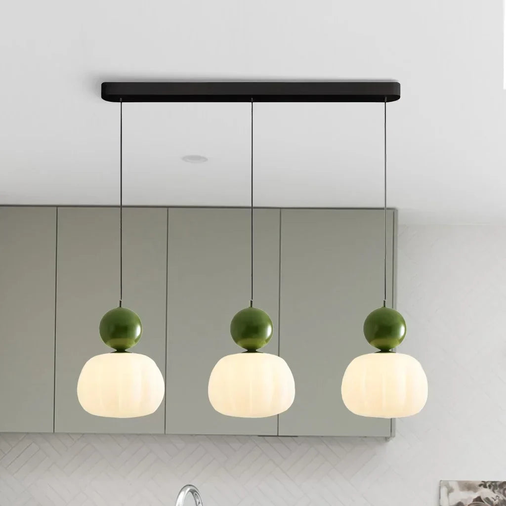 Nordic Pumpkin LED Pendant Light