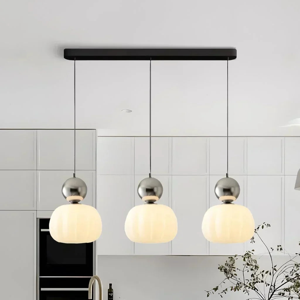 Nordic Pumpkin LED Pendant Light