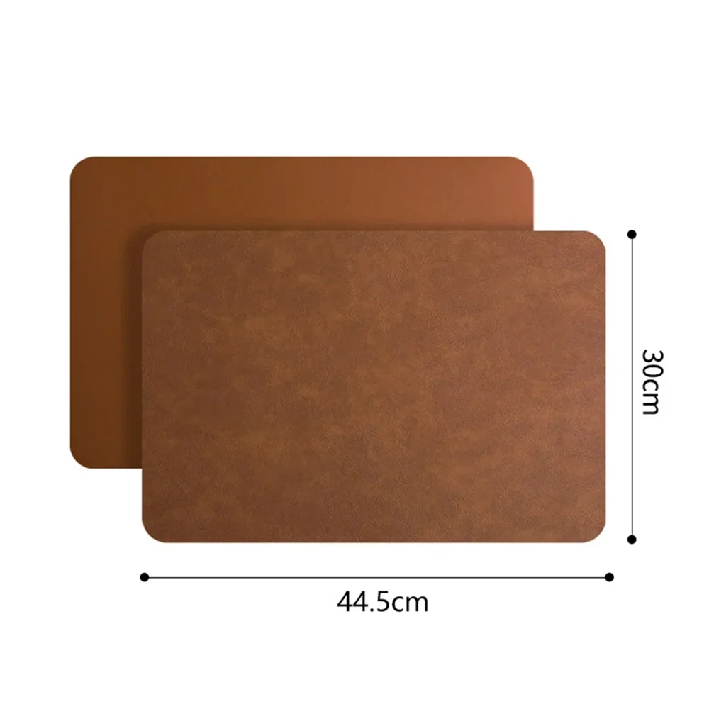 DuoMat Double-Sided Faux Leather Placemats