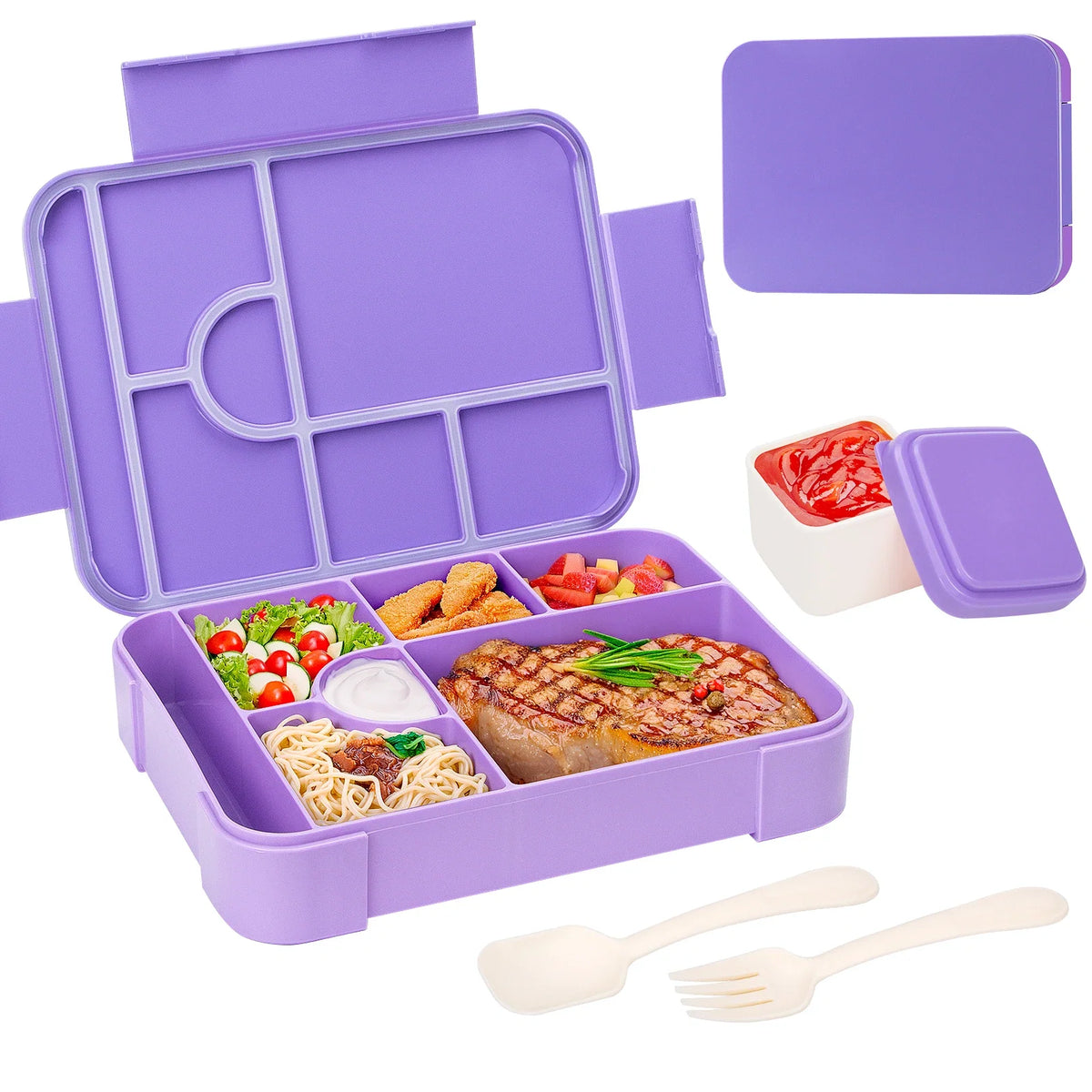 BentoMax 1330ml Leak-Proof Bento Lunch Box