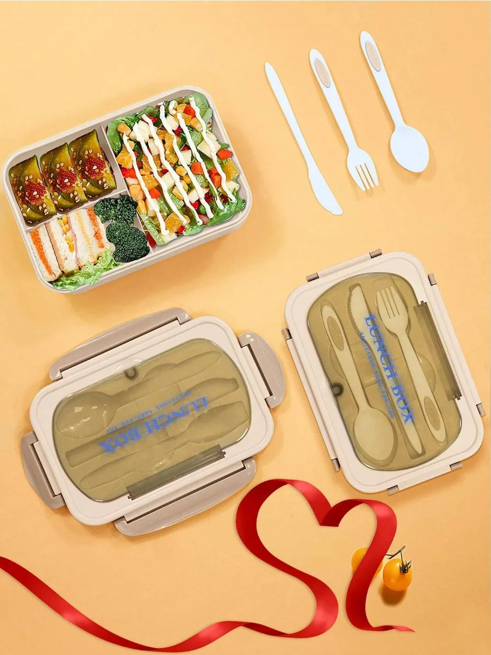 MealMate 4-Compartment Bento Lunch Box