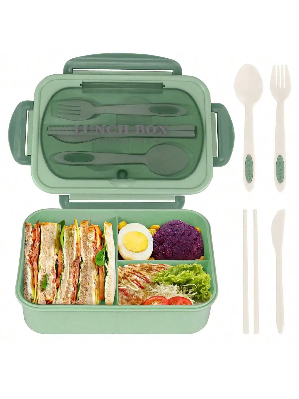 MealMate 4-Compartment Bento Lunch Box