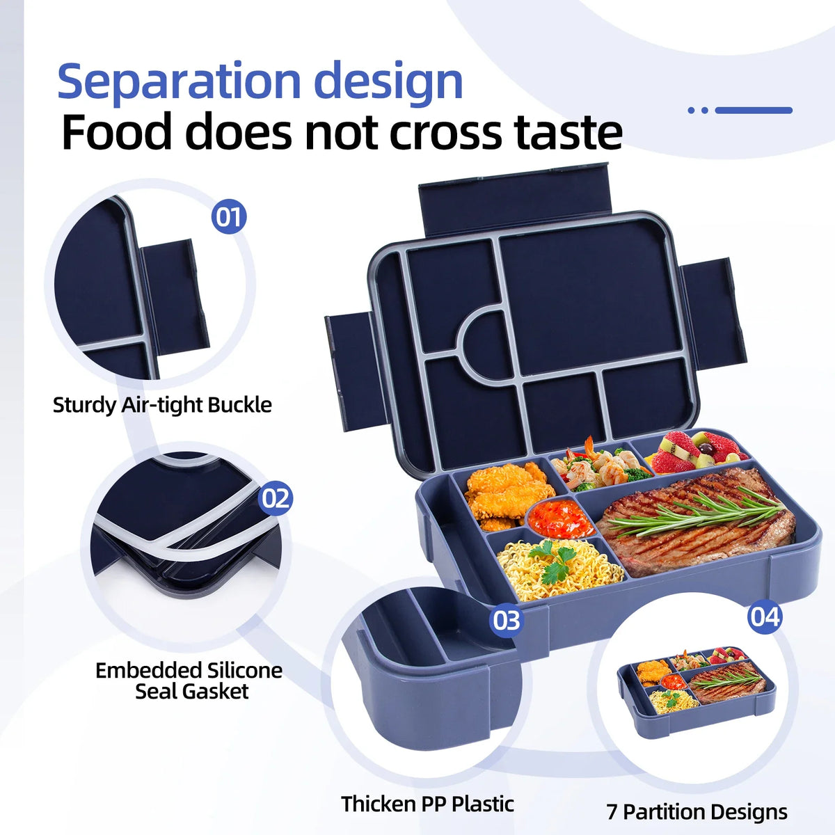 BentoMax 1330ml Leak-Proof Bento Lunch Box