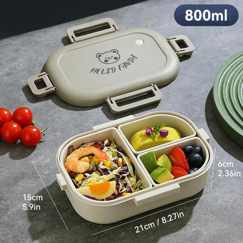 FreshMate 3-Compartment Bento Lunch Box