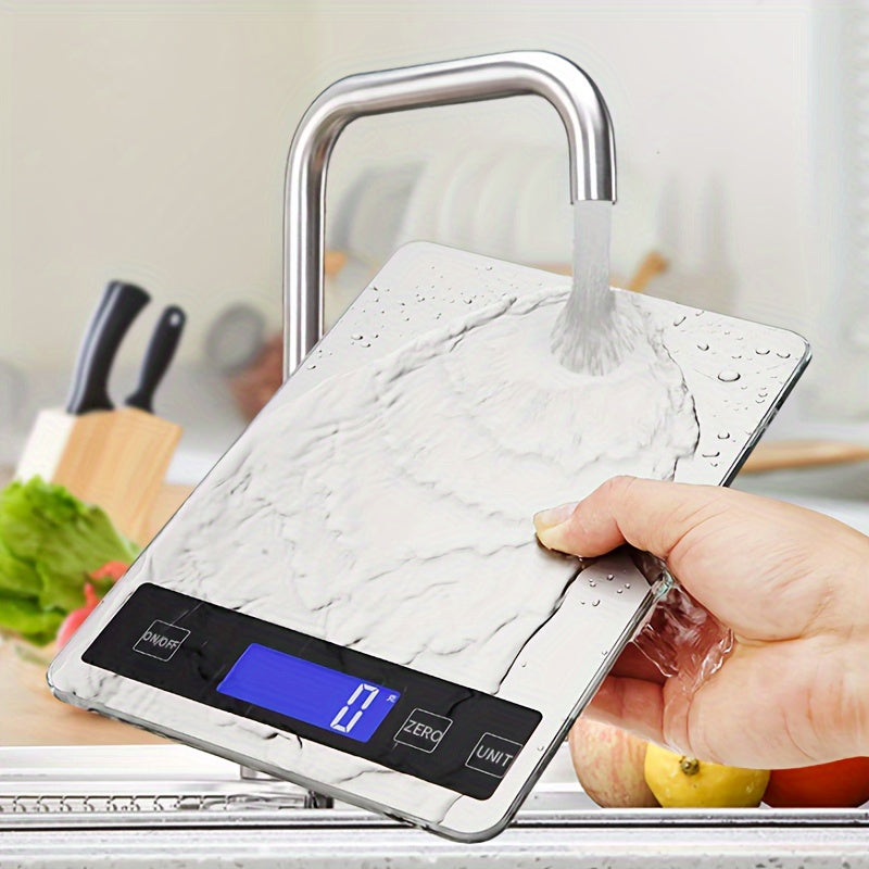 15kg Digital Kitchen Scale, USB Rechargeable