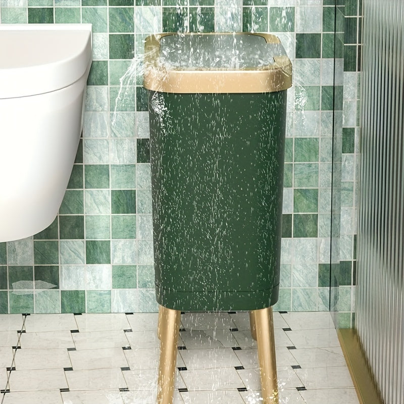 15L Odour-Sealing Trash Can with Elevated Legs