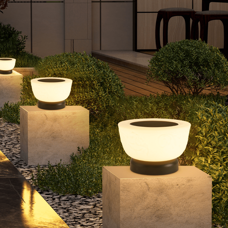 Solar Landing Light, Outdoor Pathway Lamp
