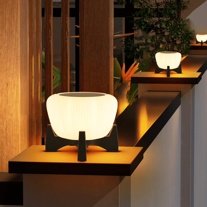 Solar Landing Light, Outdoor Pathway Lamp