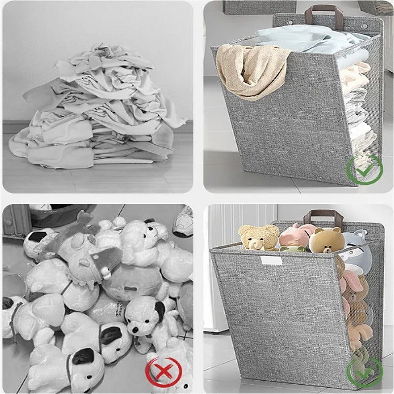 Wallora Foldable Wall-Mounted Laundry Basket