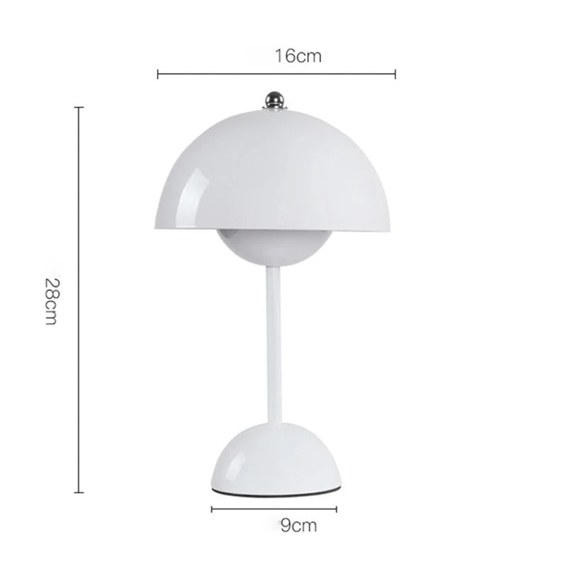 Mushroom Pod Rechargeable LED Table Lamp