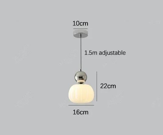Nordic Pumpkin LED Pendant Light