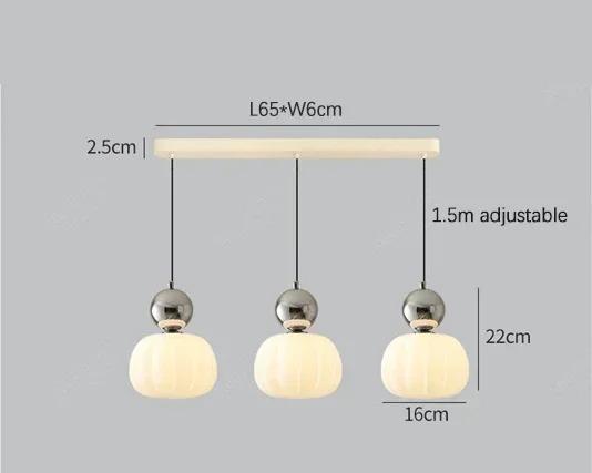 Nordic Pumpkin LED Pendant Light